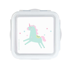 Boîte à lunch Licorne transparente 1,27 L Safta