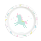 Service de table enfant Licorne bleu sans BPA Safta