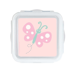 Boîte à lunch hermétique Safta Butterfly 1,27 L transparente