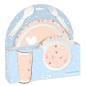 Service de table enfant Safta Flores rose pastel Service de table enfant Safta Flores rose pastel