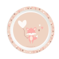 Service de table enfant Safta Flores rose pastel Service de table enfant Safta Flores rose pastel