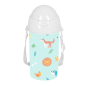 Bouteille Safta Pandi 500 ml bleu clair avec paille intégrée Bouteille Safta Pandi 500 ml bleu clair avec paille intégrée