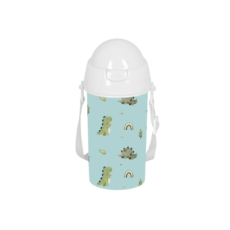 Gourde Dinos Safta 500 ml menthe avec paille sans BPA Gourde Dinos Safta 500 ml menthe avec paille sans BPA