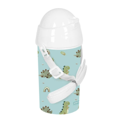 Gourde menthe dinosaures paille 500ml