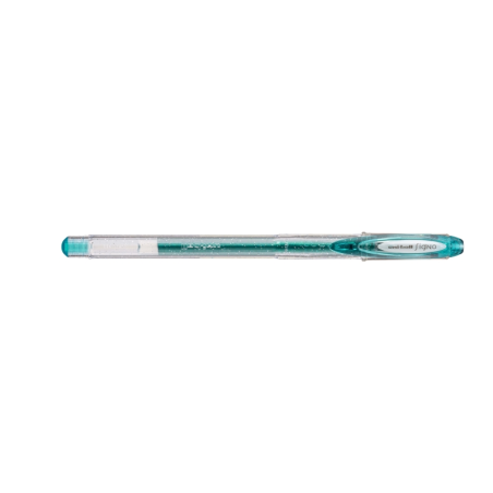 stylo gel turquoise 1 mm