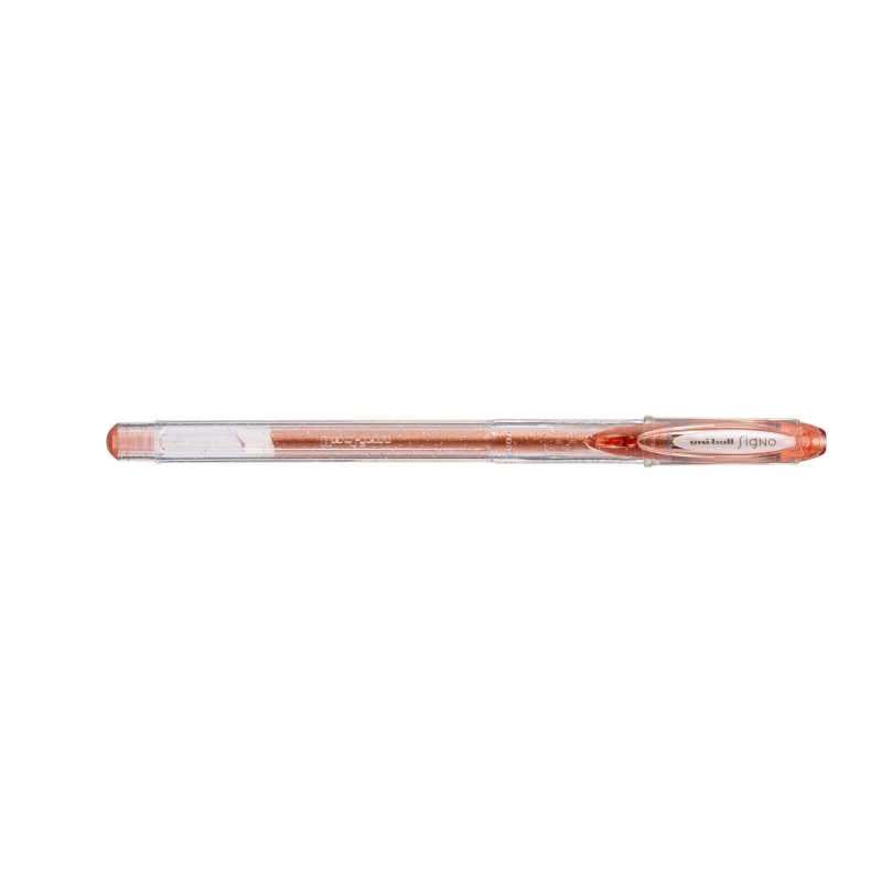 Stylo gel Uni-ball Signo Sparkling corail 1 mm