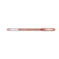 Stylo gel Uni-ball Signo Sparkling corail 1 mm