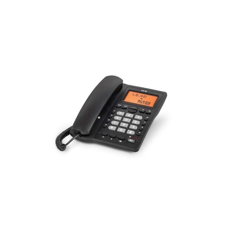 Téléphone fixe SPC Office ID 2 noir mains libres 4 mémoires Téléphone fixe SPC Office ID 2 noir mains libres 4 mémoires