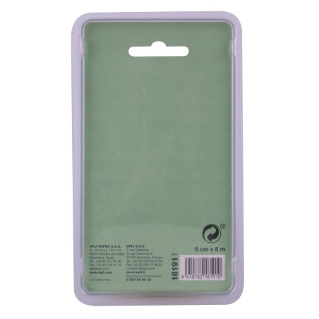 Rouleau distributeur de notes adhésives Apli 50 mm x 8 m - Facile à utiliser - Adhésif de qualité - Pratique et portable - Vert