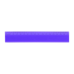Règle plastique transparente 17 cm