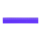 Règle plastique transparente 17 cm, couleurs assorties
