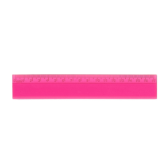 Règle plastique transparente 17 cm, couleurs assorties