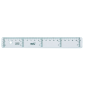 Règle plastique graduée 20 cm transparente Safta Règle plastique graduée 20 cm transparente Safta