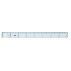 Règle graduée transparente 40 cm