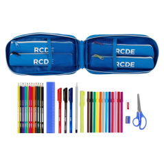 Trousse à dos bleu blanc