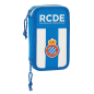 Trousse RCD Espanyol 2 compartiments bleu blanc