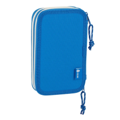 Trousse RCD Espanyol 2 compartiments bleu blanc