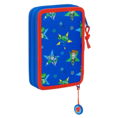 Trousse Toy Story 2 bleue à plusieurs compartiments