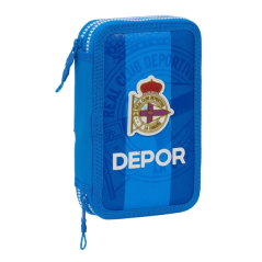 Trousse bleue à deux niveaux