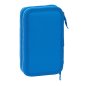Trousse 2 niveaux Safta Real Deportivo bleue, 28 pièces Trousse 2 niveaux Safta Real Deportivo bleue, 28 pièces