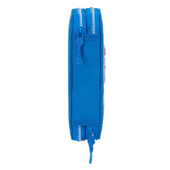 Trousse bleue à deux niveaux