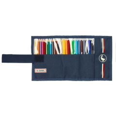 Trousse enroulable Safta El Ganso bleu marine