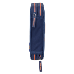 Trousse bleu marine à deux compartiments