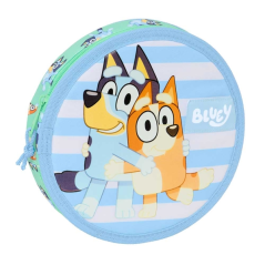 Trousse ronde bleue Safta