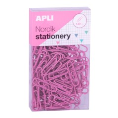 ✅ Apli Clips Nordik Pastel - 28mm - 140 Clips par Boîte - 12 Boîtes (3 Couleurs) - Eurohole pour Accrocher - R en stock