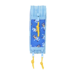 Trousse bleue à trois compartiments