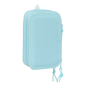 Trousse 3 compartiments Furby Safta bleu clair Trousse 3 compartiments Furby Safta bleu clair