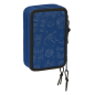 Trousse 3 compartiments Dragons Safta bleu marine Trousse 3 compartiments Dragons Safta bleu marine