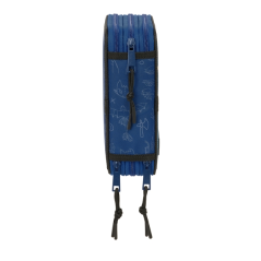 Trousse bleu marine trois compartiments