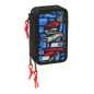 Trousse Hot Wheels 3 compartiments bleue 37 pièces