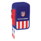 Trousse Atlético de Madrid 3 compartiments bleu marine