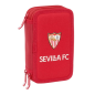 Trousse FC Séville 3 compartiments rouge