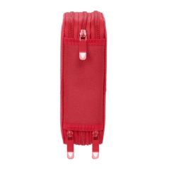 Trousse rouge à trois compartiments