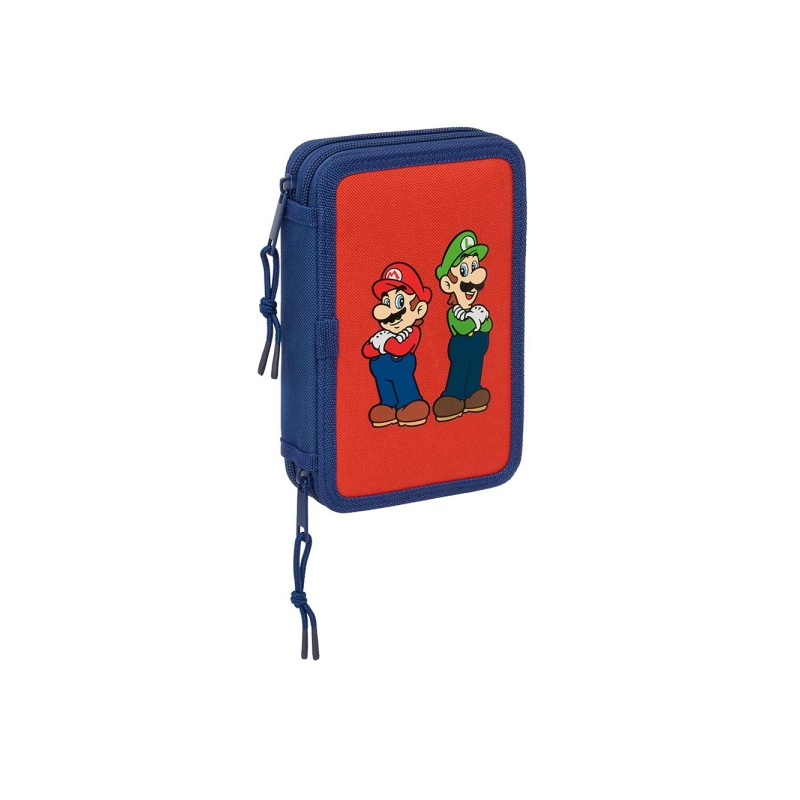 Trousse Super Mario Safta 2 compartiments rouge Trousse Super Mario Safta 2 compartiments rouge