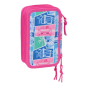 Trousse Barbie Safta 3 compartiments rose Trousse Barbie Safta 3 compartiments rose
