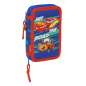 Trousse Cars Safta 2 compartiments bleue 29 pièces Trousse Cars Safta 2 compartiments bleue 29 pièces