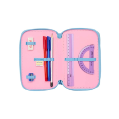 Trousse bleue Safta à 3 compartiments