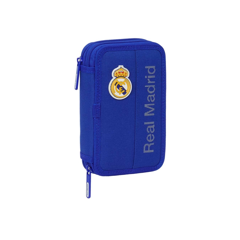 Trousse Real Madrid 2 compartiments bleue 29 pièces Trousse Real Madrid 2 compartiments bleue 29 pièces