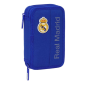 Trousse Real Madrid 2 compartiments bleue 29 pièces Trousse Real Madrid 2 compartiments bleue 29 pièces
