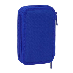 Trousse Real Madrid 2 compartiments bleue 29 pièces