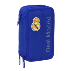 Trousse Real Madrid bleue 3 compartiments
