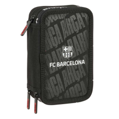 Trousse FC Barcelone noire 3 compartiments