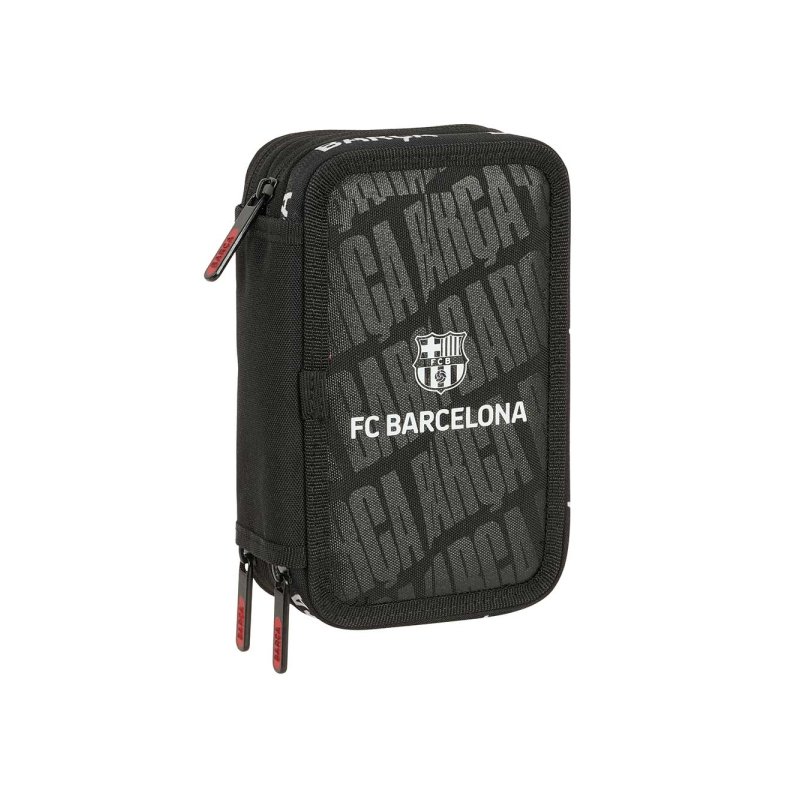 Trousse FC Barcelone 3 compartiments noire 37 pièces Trousse FC Barcelone 3 compartiments noire 37 pièces