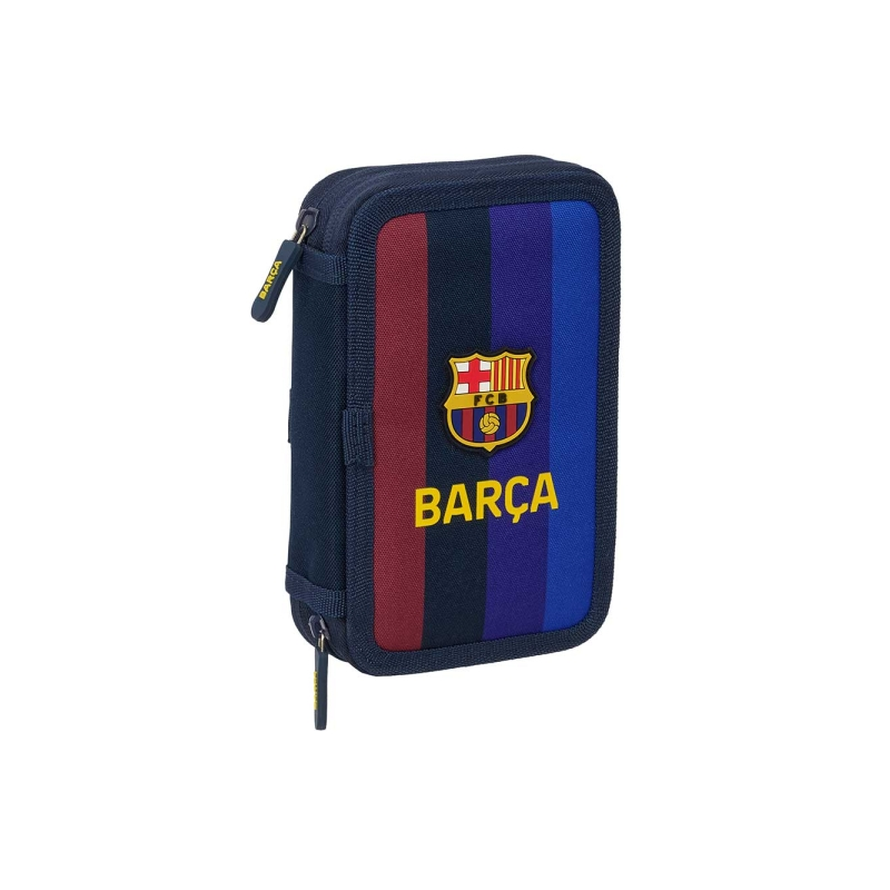 Plumier FC Barcelona 2 étages bleu nuit 29 pièces