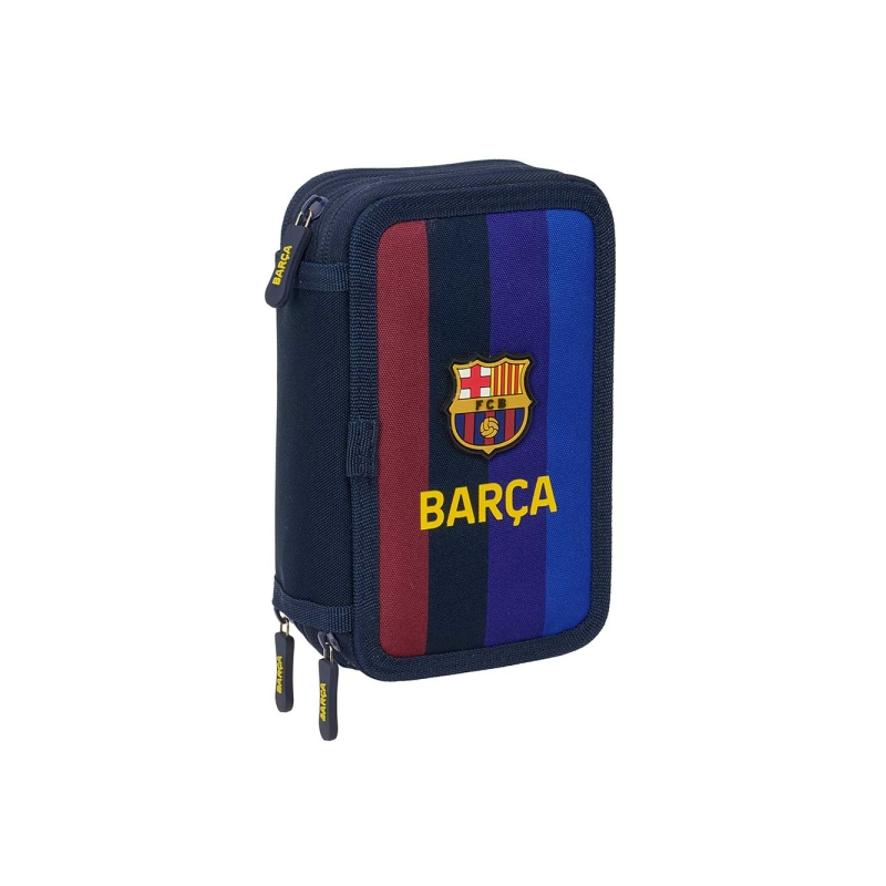 Plumier 3 étages FC Barcelona bleu nuit 37 pièces