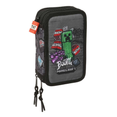 plumier Minecraft graffiti gris